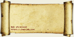 Danica Mijalković vizit kartica